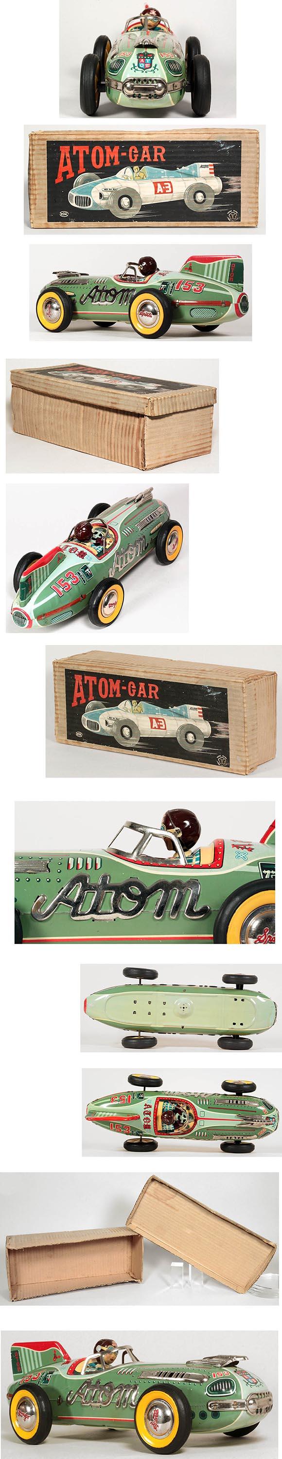 c.1955 Yonezawa, #153 Atom-Car in Original Box